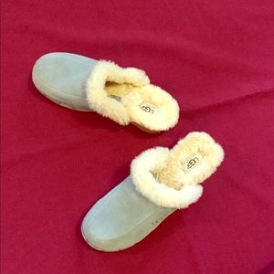 UGG blue clogs